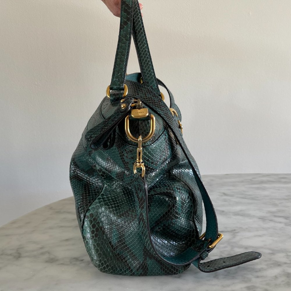 Gucci GG Ride Tote Bag - Python - Picture 3 of 6